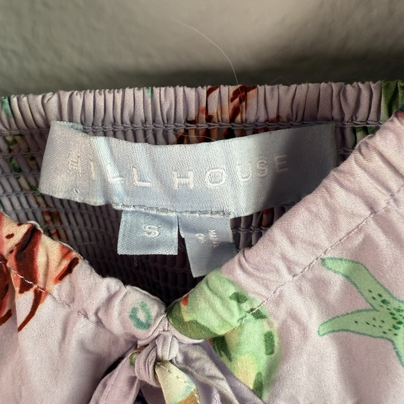 Hill House Sea Creatures The Ophelia Dress W/ Pockets Mermaid Seahorse Sz Small - Picture 9 of 14